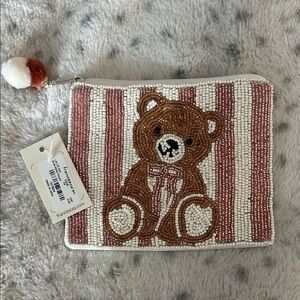 Francesca’s Beaded Teddy Bear Pouch